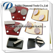 Herramientas de hormigón Piso de pulido Metal Abrasive Diamond Floor Grinding Disc